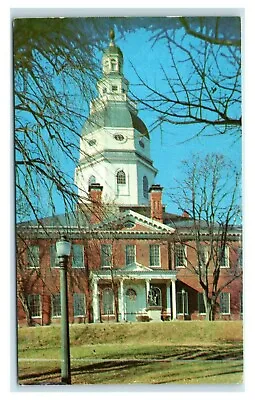 Postcard State House Annapolis MD Maryland 1957 J55 • $1.99