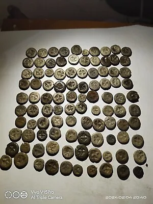 Indonesia Srivijaya Tin Coin 10-12ct 100pcs Made Of Tin See Image For Condition • $35