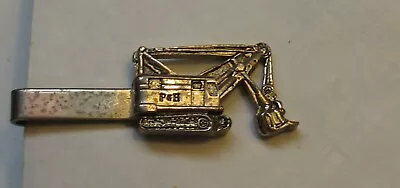  VINTAGE TIE CLASP TIE BAR TIE CLIP  ~ P & H Power Shovel Crawler • $6.99