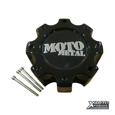 Moto Metal  909 / 957 / 959 Black Wheel Rim Center Cap MO909B8165B HE835B8165-AA • $36