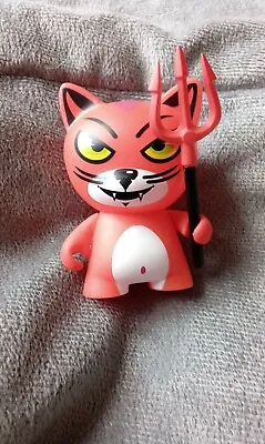 Kidrobot Munny Dunny Tricky Cats Lil Devil Cat 3  Figures Rambunctious • £8