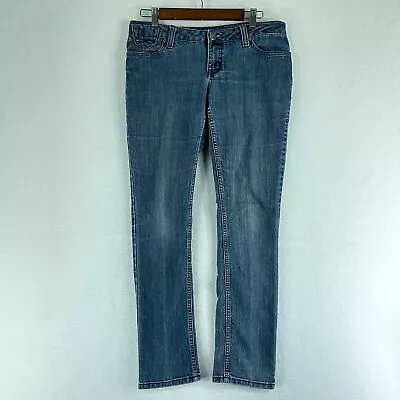 Mudd Womens Jeans Blue Tag Size 9 (33x29.5) Low Rise Straight Denim  • $11.78