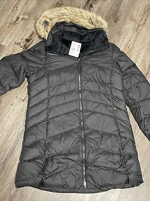 MARMOT Women's Montreal Mid-Thigh Length Down 700 Fill Puffer Coat Black XL • $139.99