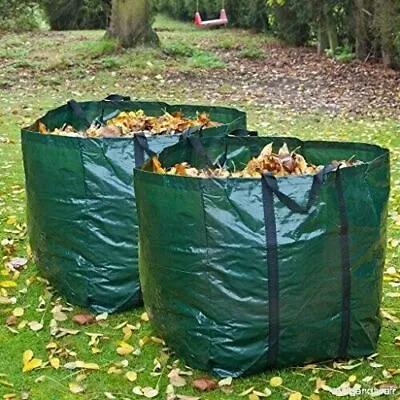 2x 55L Heavy Duty Garden Refuse Bags With Handles Waste Sacks Waterproof Bin • £7.50