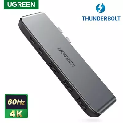 Ugreen USB-C Mac Hub 5 In 1 Reader USB 3.0 Thunderbolt 3 Port Macbook Pro Air • $54.95