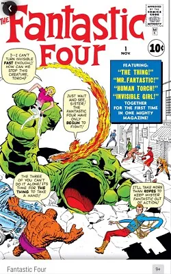 Veve NFT Marvel Digital Comic Fantastic Four #1 Common #31424 • £125.42