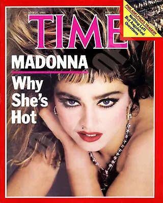 Madonna Time Magazine Cover May 27 1985 8x10 Photo AUCTION IS FOR PHOTO NOT MAG! • $11.99
