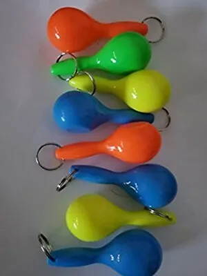 12 Maraca Keychains Party Favor Teacher Therapy Music Prize Colorful Noisemakers • $7.95