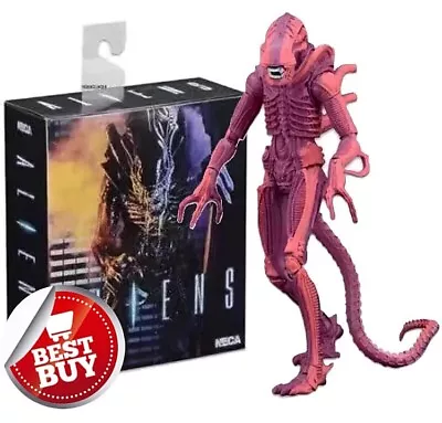 NECA Aliens Red Alien With Chestburster & Facehugger Action Figure Toy Figurine • $78.99