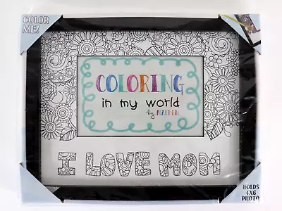 Malden Coloring In My World I Love Mom Color Me Photo Frame NEW • $12.65