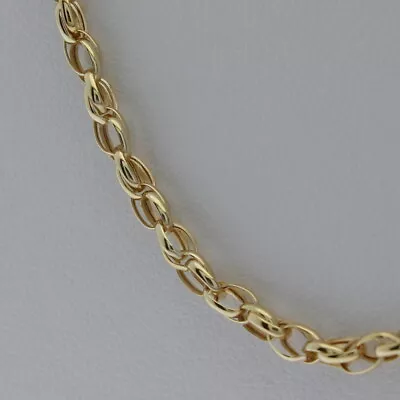 Genuine Brand New 9K Fine Hollow Italian Yellow Gold Chain Necklace 45-80 Cm • $259