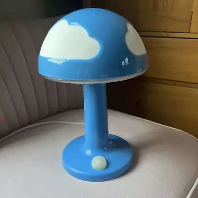 Vintage Ikea Skojig Cloud Table Lamp - Blue • £20