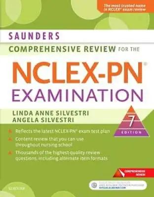 $5.75 • Buy Saunders Comprehensive Review For The Nclex-Pn(r) Examination By Silvestri: Used
