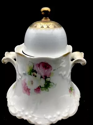 Tea Cup Pourer Floral China Porcelin Brand W Gold Limoges France A. Lanternier • $19.99