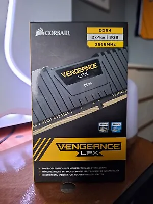 Corsair Vengeance 8GB DIMM 2666MHz (PC4-19200) DDR4 SDRAM Memory... • £15