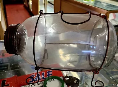 Vintage  Fishing Glass Minnow Catcher Trap • $19