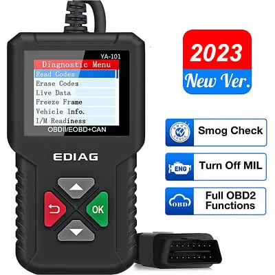 Automotive Check Engine Fault Code OBD2 Scanner Code Reader Car Diagnostic Tools • £15.99