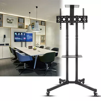 Tall Universal Mobile TV Cart TV Stand Mount /Trolley For 32-70'' TVs & Monitor • $75.94