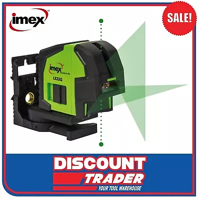 Imex Green Beam Cross Line - Multi Line Laser Level With Plumb Dot - LX22G • $459