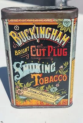 Buckingham Pocket Tobacco Tin Empty • $18.50