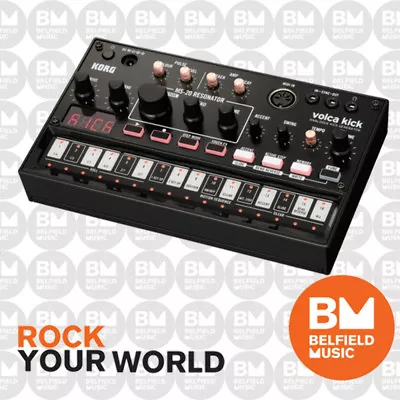 Korg Volca Kick Analog Kick Bass Drum Generator MS-20 Filter Sequencer Synthesiz • $289