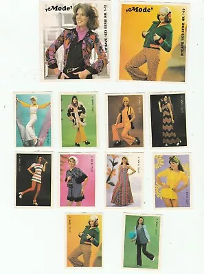 Complete Set Of 1973' Fashion 10+2 Label Dutch - Matchbox Labels (s62) • $8