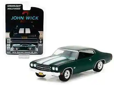 1970 Chevrolet Chevelle Ss 396 Green  John Wick 2  2017 1/64 Greenlight 44780 F • $12.95