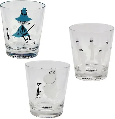 Yamaka MOOMIN Kuppi Glass Tumbler 260ml Choose From SnufkinHattifattenerMoomin • $28