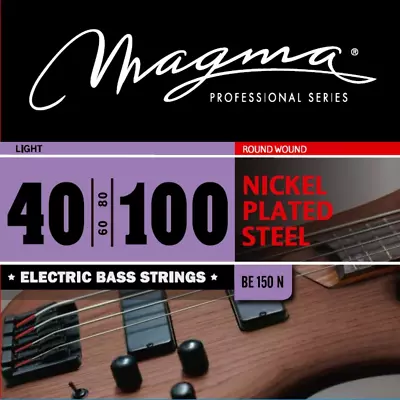 Magma Electric Bass 4 Strings Set - Nickel Plated Steel - LS 34  Set .040 - .100 • $20.80