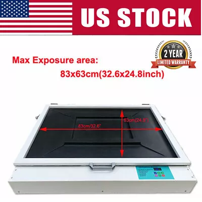 $738.84 • Buy US Stock 60 X 80cm Screen Printing Tabletop Precise Vacuum LED UV Exposure Unit