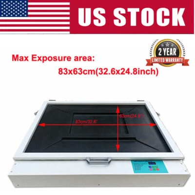 $738.84 • Buy US Stock 60 X 80cm Screen Printing Tabletop Precise Vacuum LED UV Exposure Unit