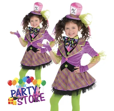 £27.99 • Buy Girls MAD HATTER Child & Teen Fancy Dress Costume World Book Day Child Kids
