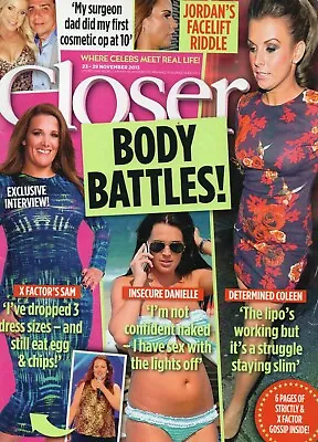 Closer - Nov 2013 - Katy Perry Coleen Rooney Britney Spears Miley Cyrus • £4