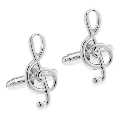 Treble Clef Cuff Links Music Theme Cufflinks Music Notes Cufflinks • $6.88