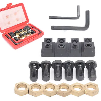 18Pcs Eccentric 5/8  T-Slot Clamping Kit 1/2-13 For Mill Drill Work Table • $41.80