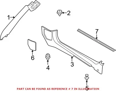 Genuine OEM Door Trim Sill Plate Insert For Mini 51477406647 • $62.40