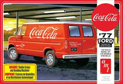 AMT 1173   1977 Ford Van With Vending Machine (Coca-Cola) Plastic Model Kit 1/25 • $17.85