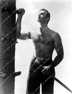 $9.99 • Buy 8b20-21207 8b20-21207 Shirtless Clint Walker W His Axe 8b20-21207