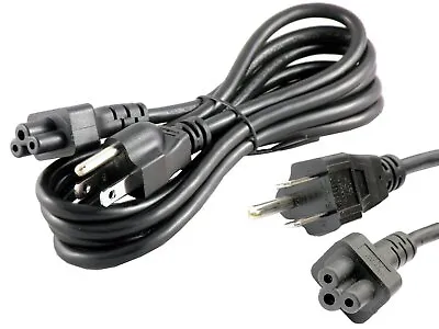 Lot Of 10 6ft 3-Prong Mickey Mouse AC Power Cord Cable Laptop PC Printers Charge • $19.49