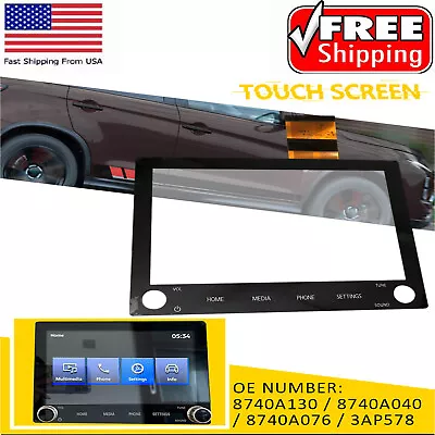 New 8  TOUCH SCREEN Digitizer For Mitsubishi Outlander Navigation Radio 19-22 US • $30.99