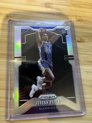 $120 • Buy 2019-20 Prizm JORDAN POOLE Silver Rookie RC #272 💦🌊💦
