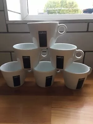 LAVAZZA Coffee Set Of 6 Americano/Cappuccino / 160ml Cups VGC • £24.99