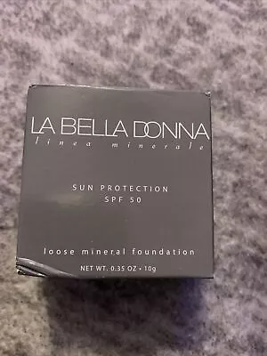 La Bella Donna All-Natural Loose Mineral Foundation With SPF 50 New Sealed • $25