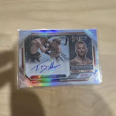 2023 Panini Select UFC - TJ Dillashaw - Silver Prizm Octagon Action Auto Signed! • $10.25