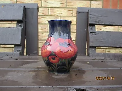 £495 • Buy Moorcroft  Pottery Early Ocher Big Poppy Vase