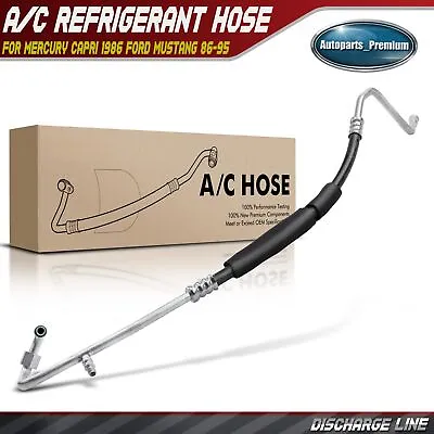 New A/C Refrigerant Discharge Hose For Mercury Capri 1986 Ford Mustang 1986-1995 • $17.49