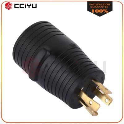 $13.69 • Buy 30 AMP RV Power Cord Male To 50 AMP Female 4-Prong Generator Adapter Converter