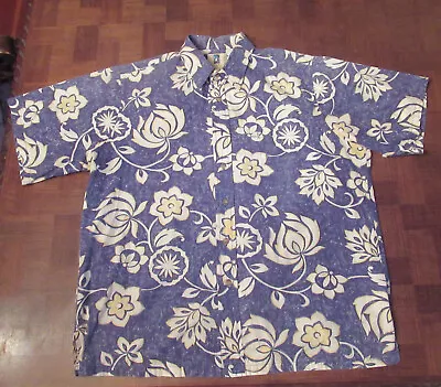 Kahala Floral Button-front Hawaiian-made Shirt Size XL • $24.95