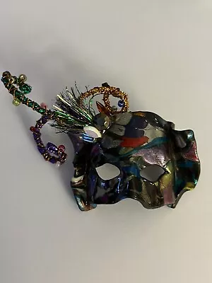 Mardi Gras Mask Pin/Brooch • $25