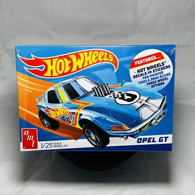 AMT 1303/12 Hot Wheels 1/25 Opel GT 3 N 1 Stock Drag Custom Car Model Kit NEW • $29.89